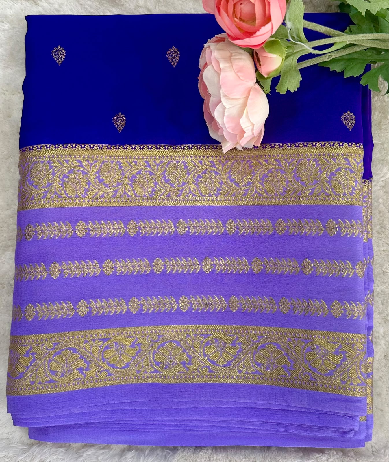 Pure Mysore Silk Crepe Saree