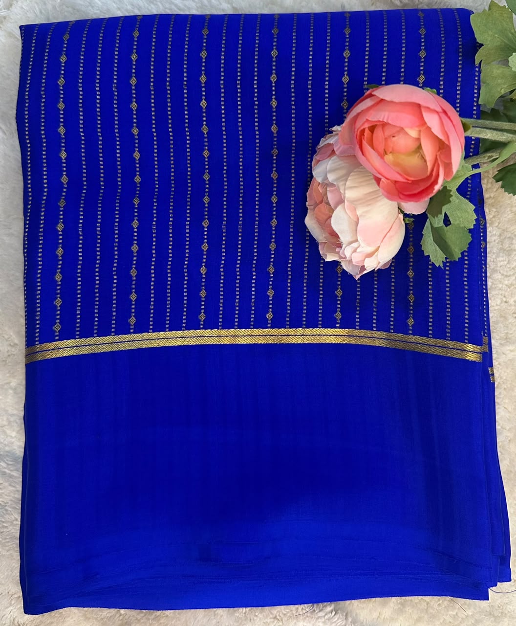 Pure Mysore Silk Crepe Saree