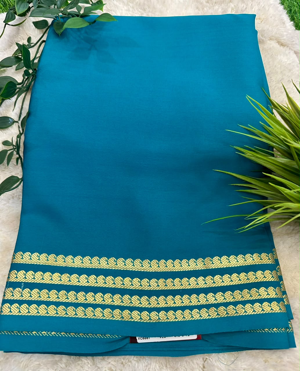 Pure Mysore Silk Crepe Saree