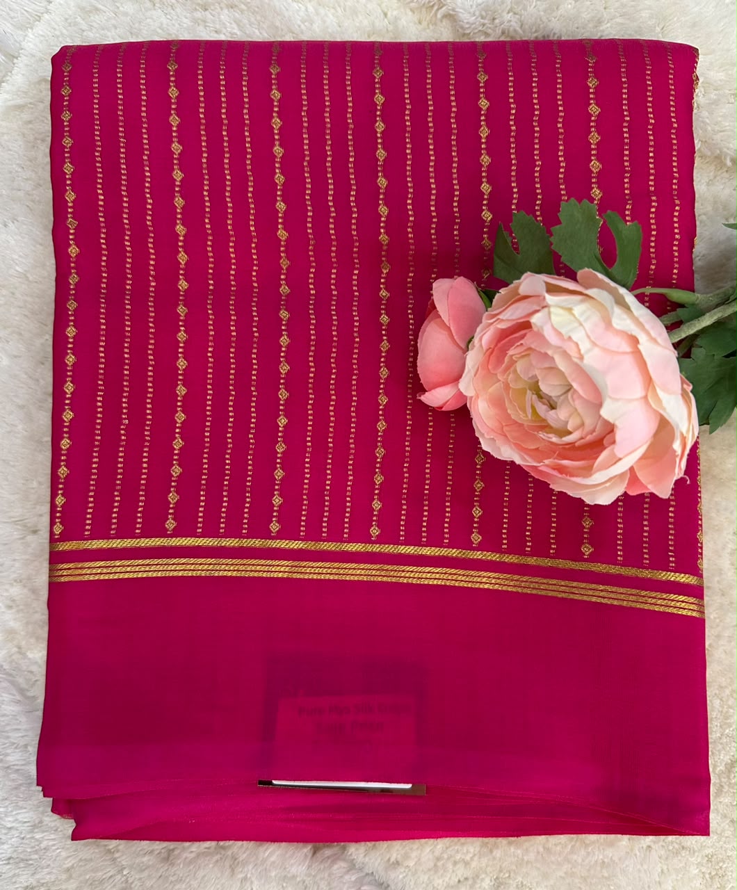 Pure Mysore Silk Crepe Saree