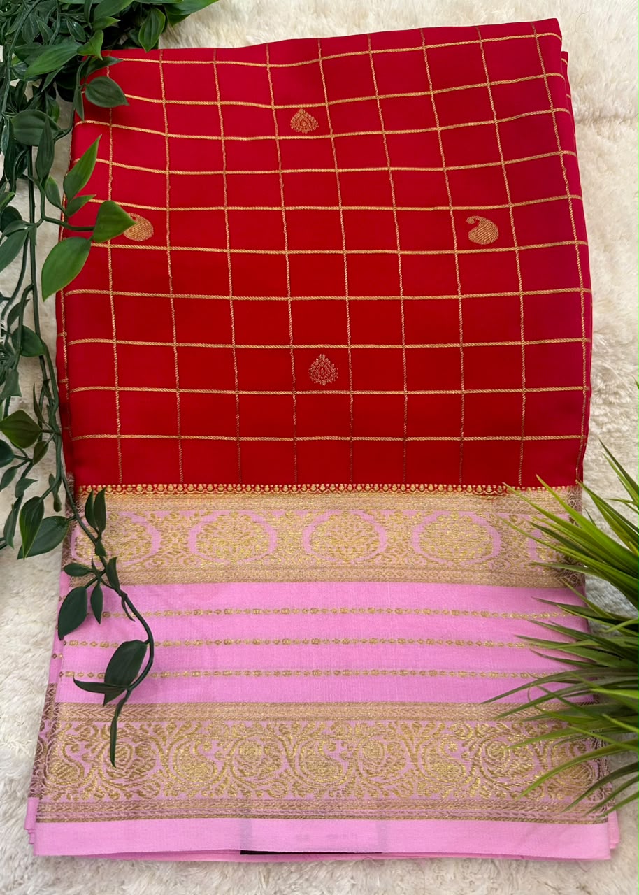 Pure Mysore Silk Crepe Saree