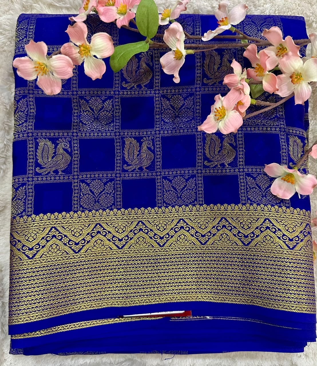 Pure Mysore Silk Crepe Saree