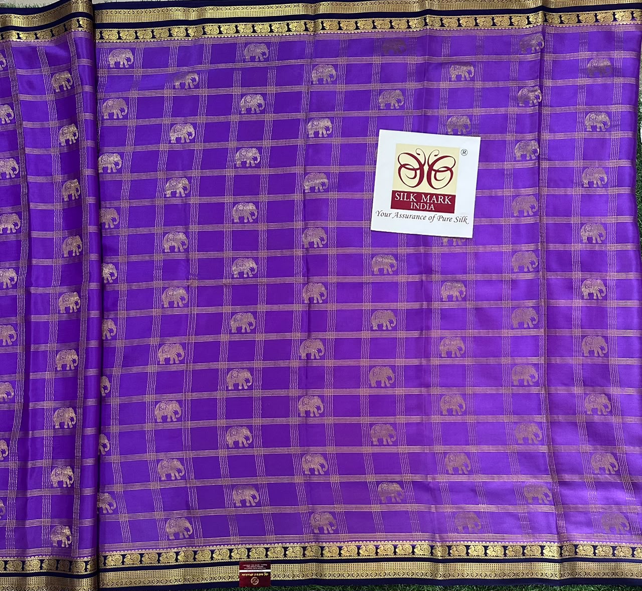 Pure Mysore Silk Crepe Saree image 4