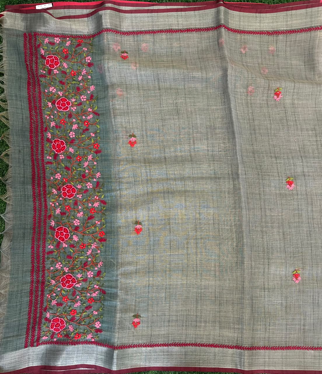 Cotton Linen  Sarees image 2