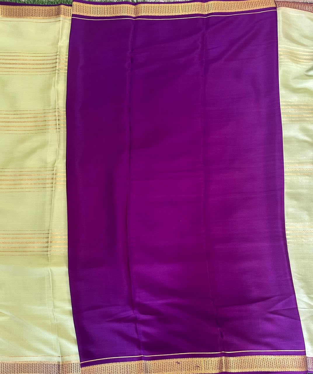 Pure Mysore Silk Crepe Saree image 4