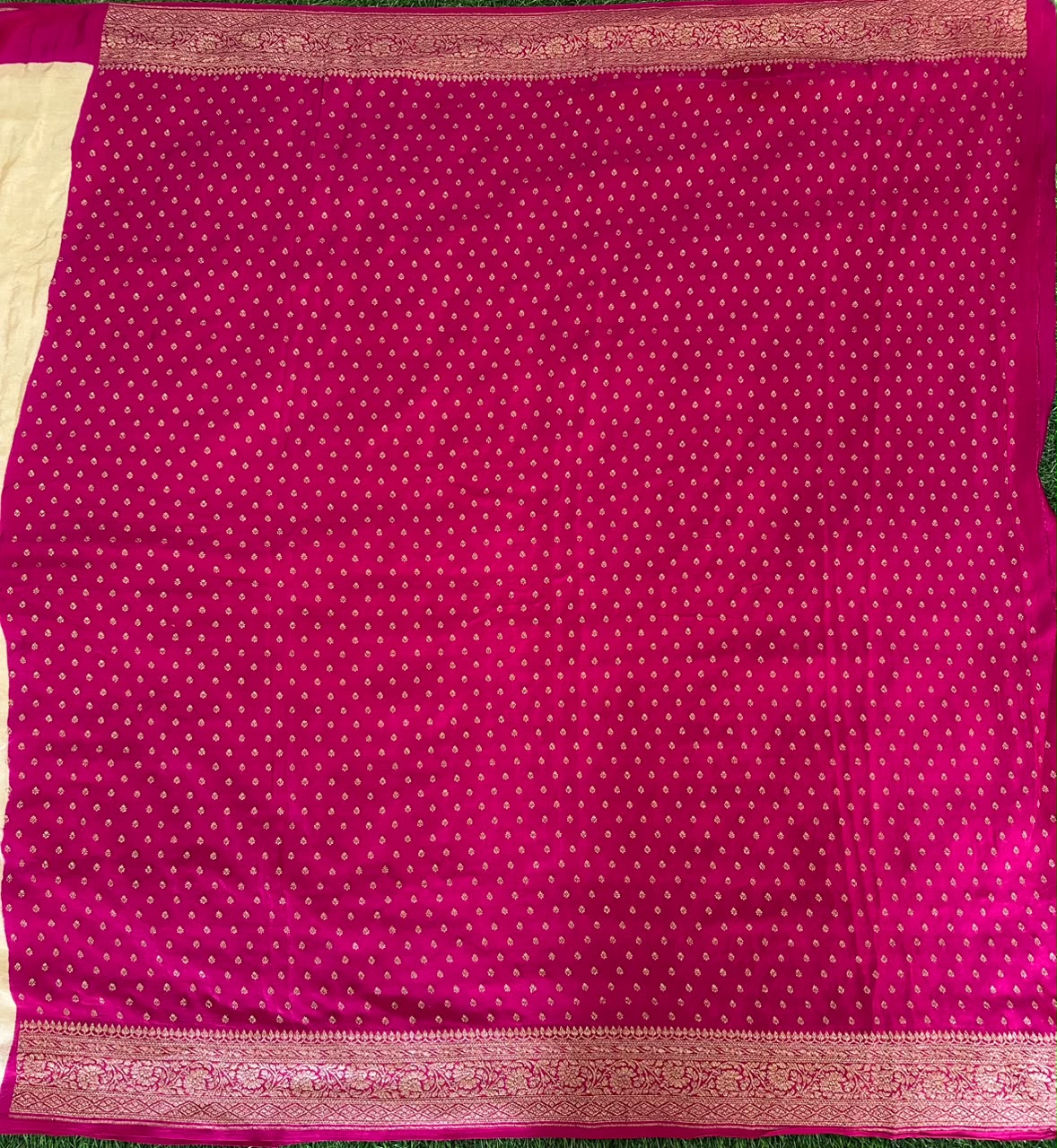 Pure Benaras Crepe Saree image 2