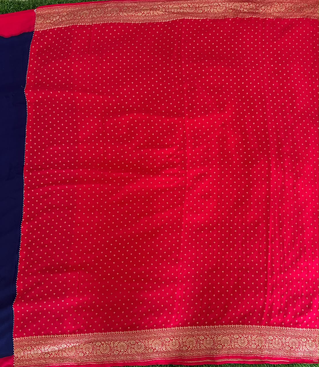 Pure Benaras Crepe Saree image 2