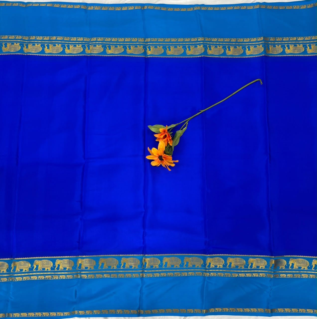 Pure Mysore Silk Crepe Saree image 3