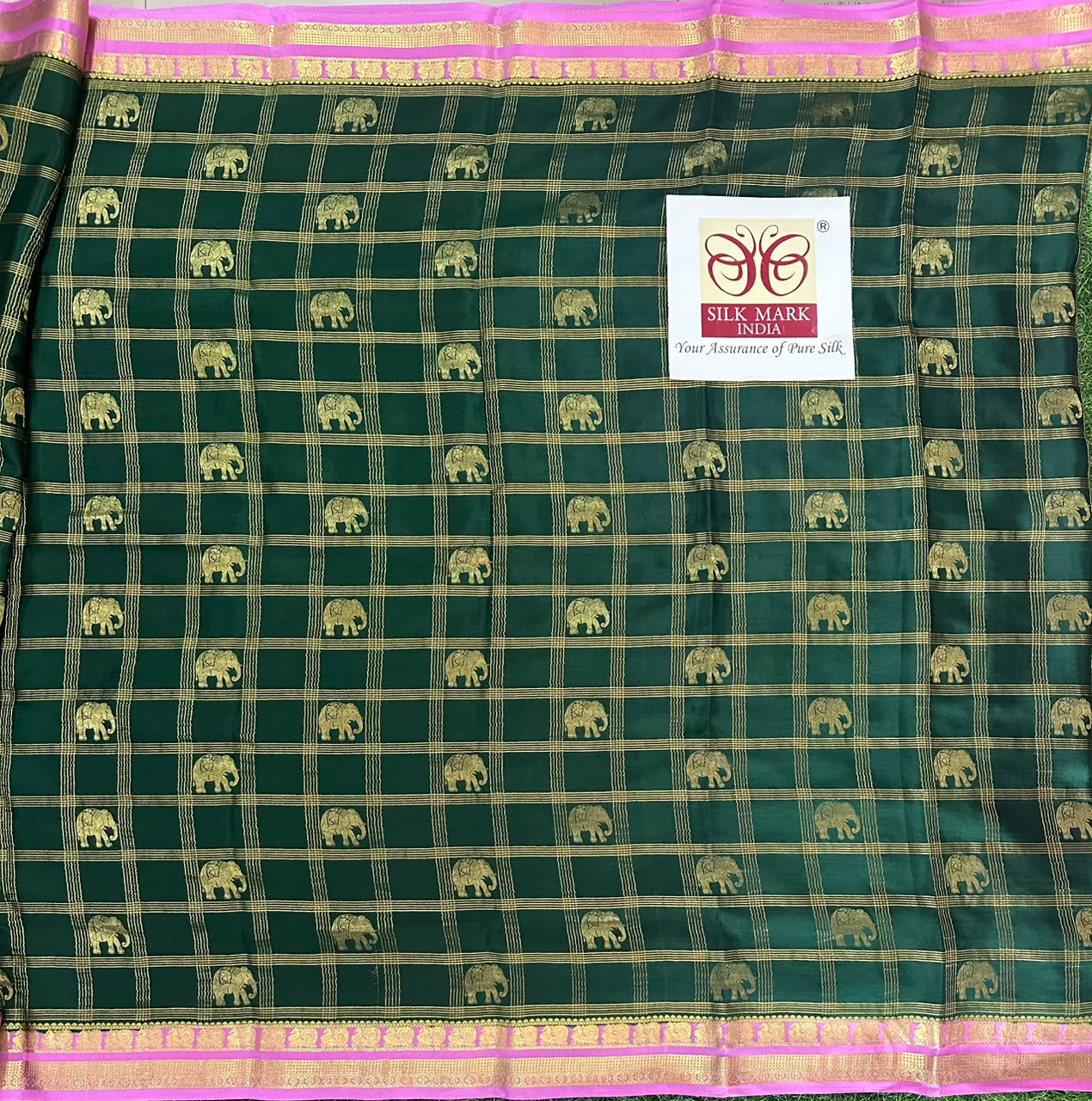 Pure Mysore Silk Crepe Saree image 3