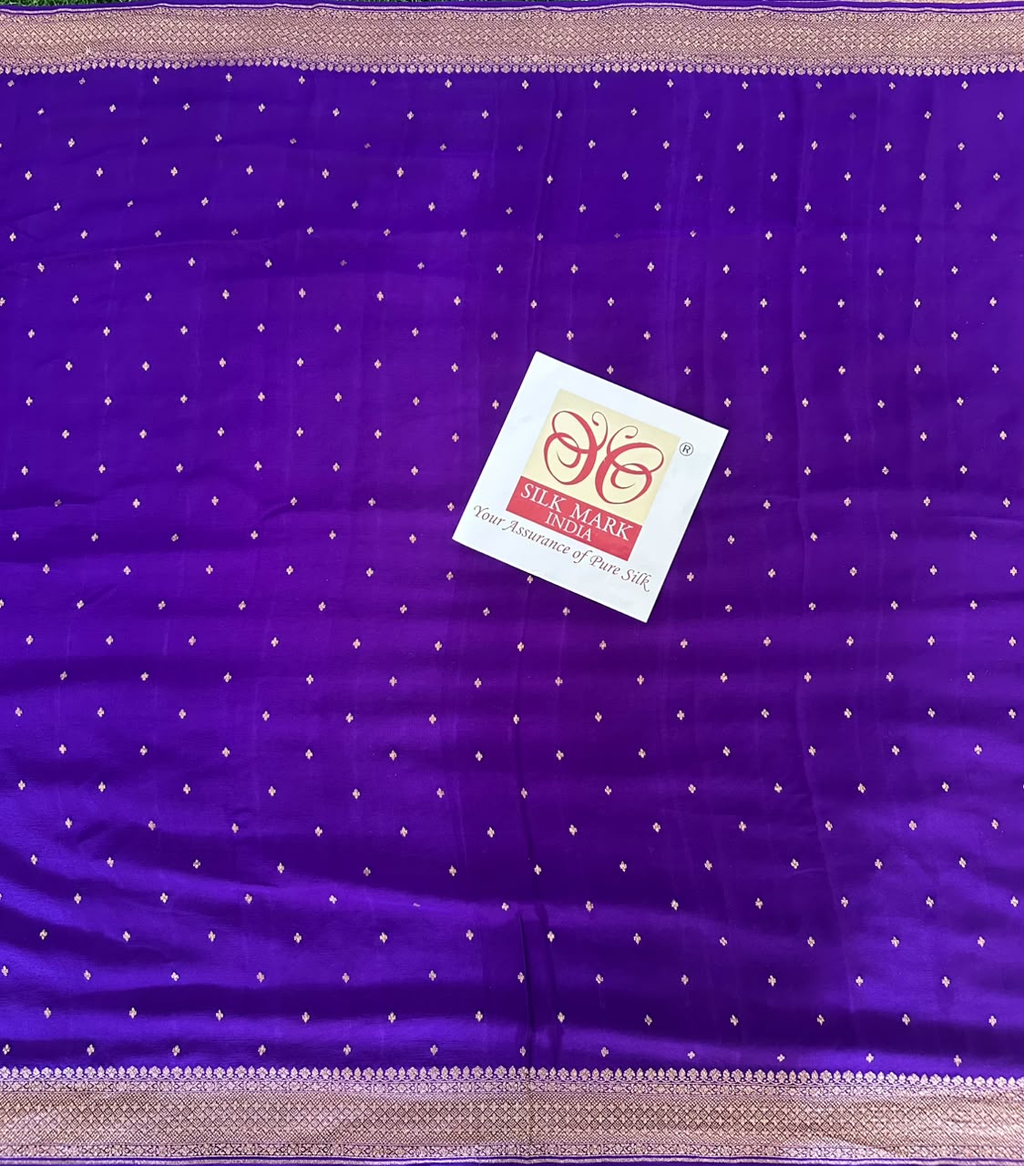 Pure Benaras Crepe Saree image 2