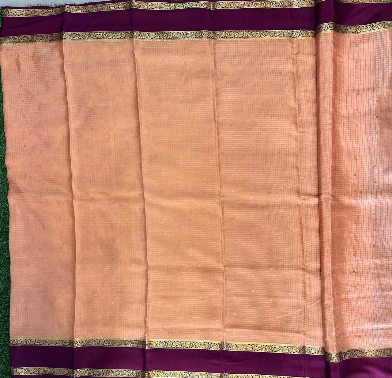 Pure Mysore Silk Crepe Saree image 4