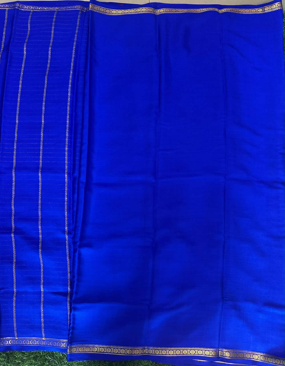 Pure Mysore Silk Crepe Saree image 3