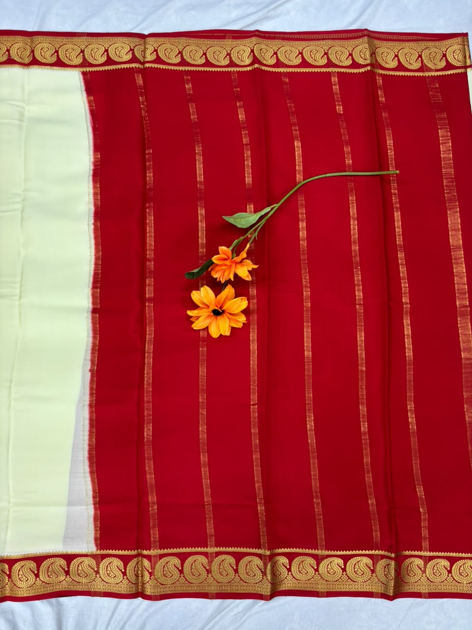 Pure Mysore Silk Crepe Saree image 2