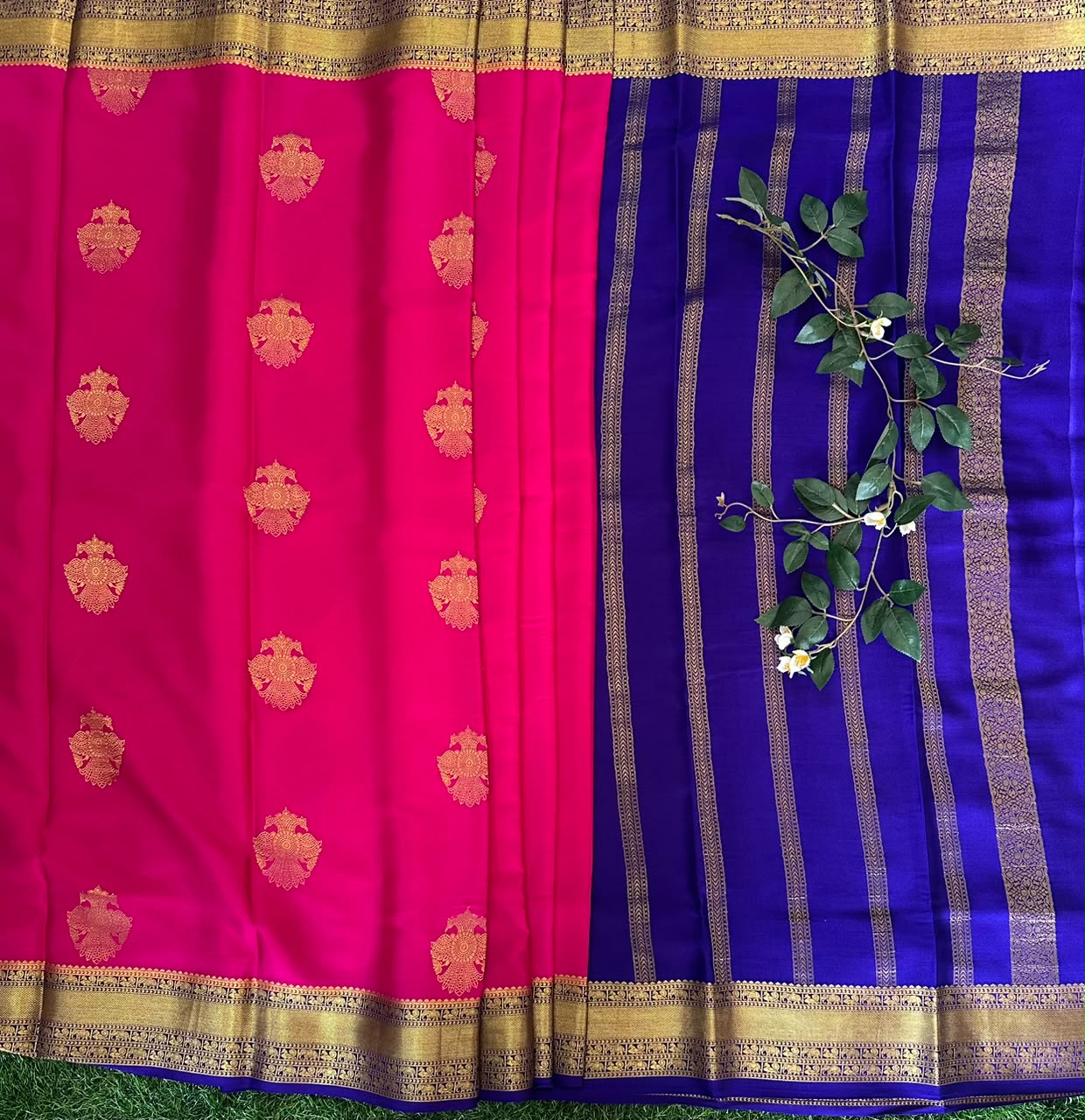Pure Mysore Silk Crepe Saree image 2