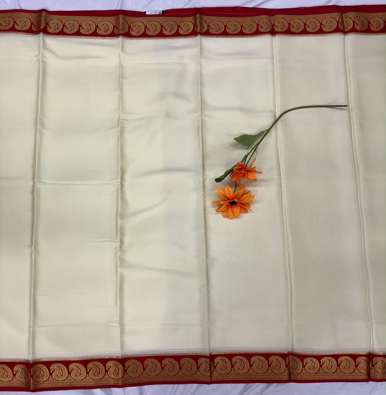 Pure Mysore Silk Crepe Saree image 3