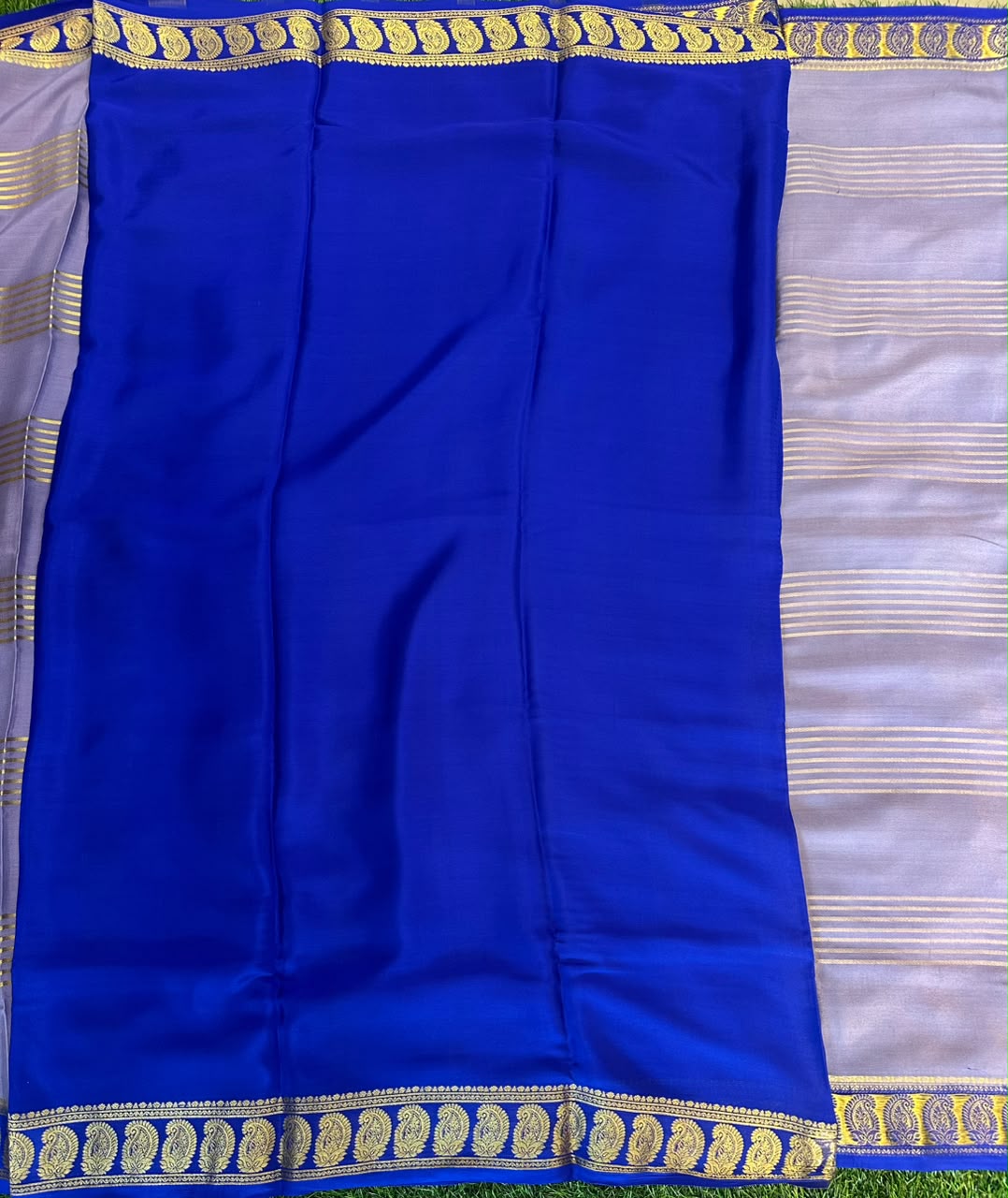 Pure Mysore Silk Crepe Saree image 4