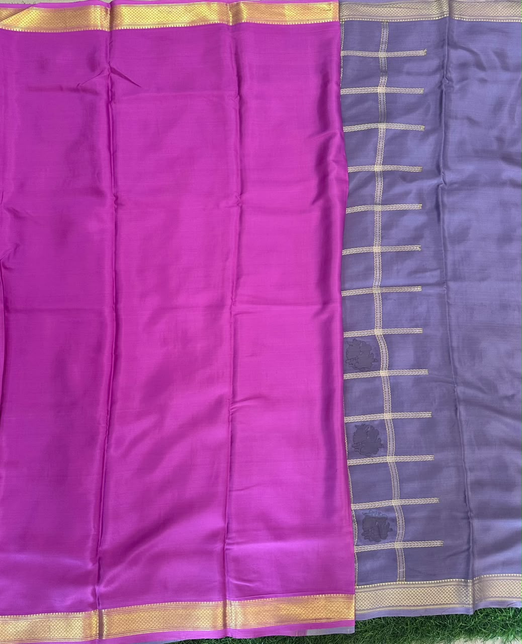 Pure Mysore Silk Crepe Saree image 4