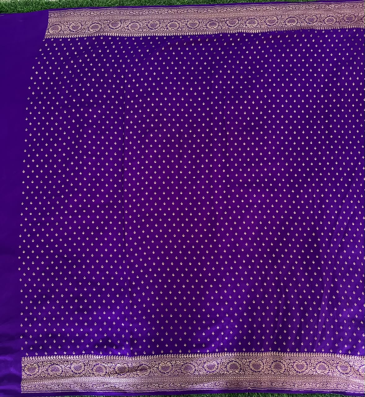 Pure Benaras Crepe Saree image 2