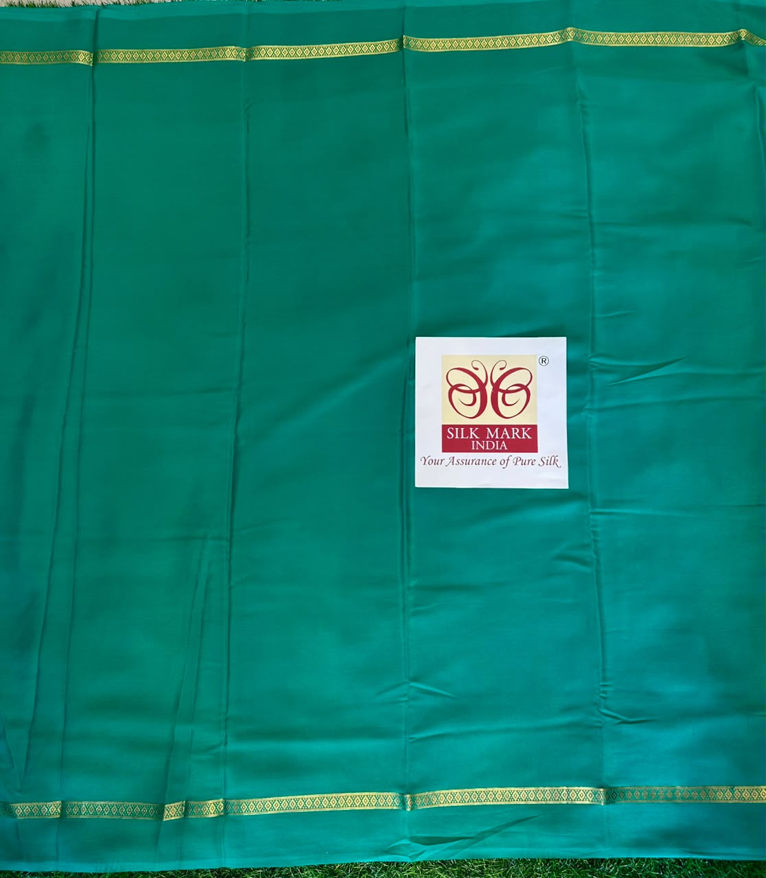 Pure Mysore Silk Crepe Saree image 3