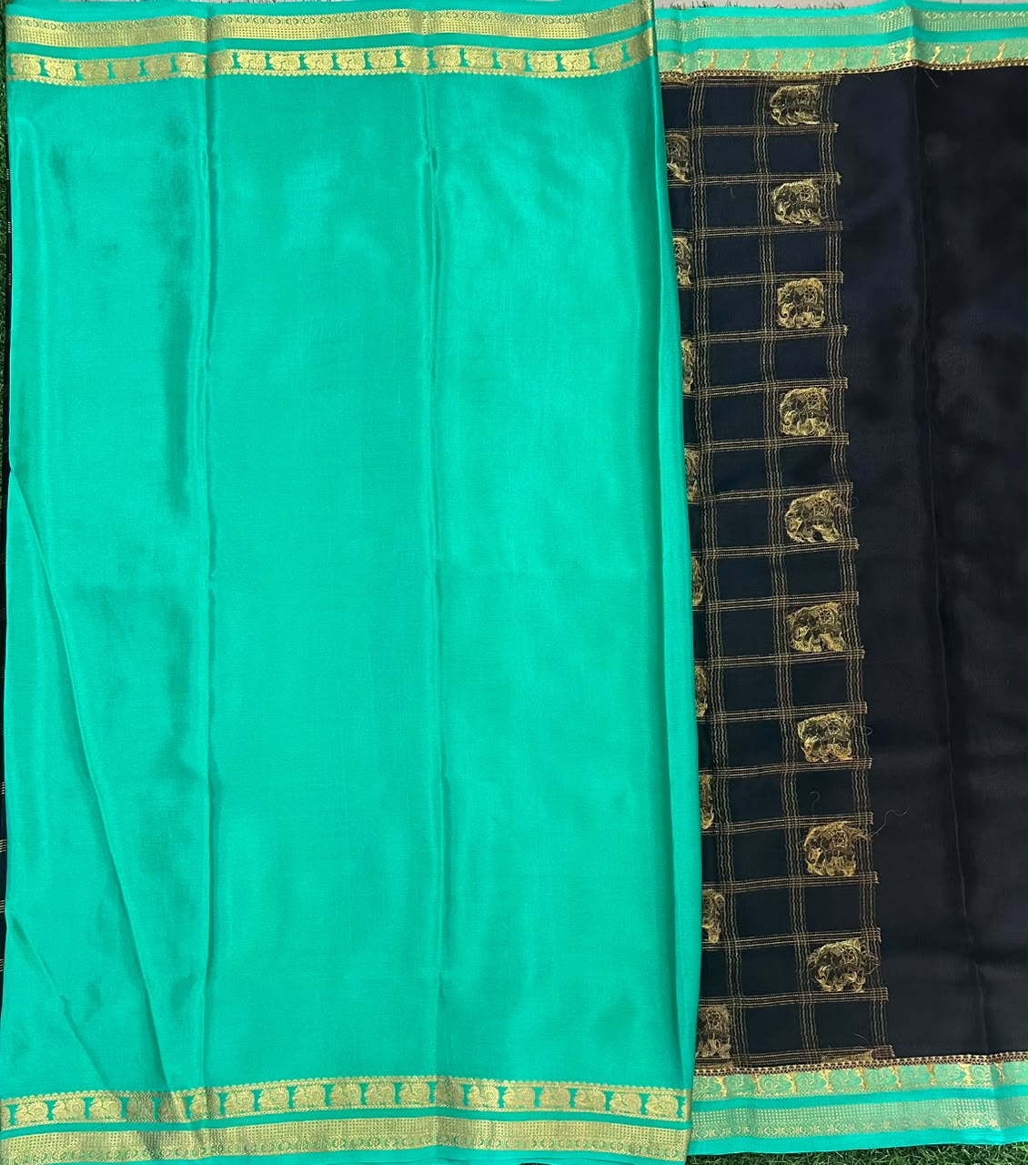 Pure Mysore Silk Crepe Saree image 3