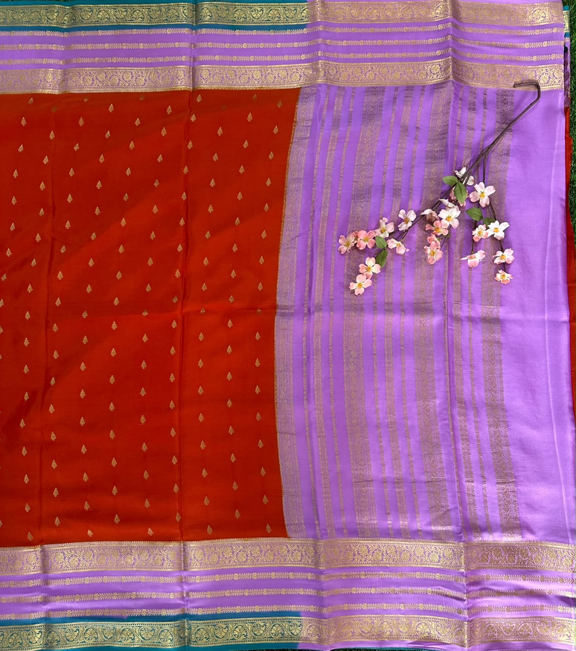 Pure Mysore Silk Crepe Saree image 2