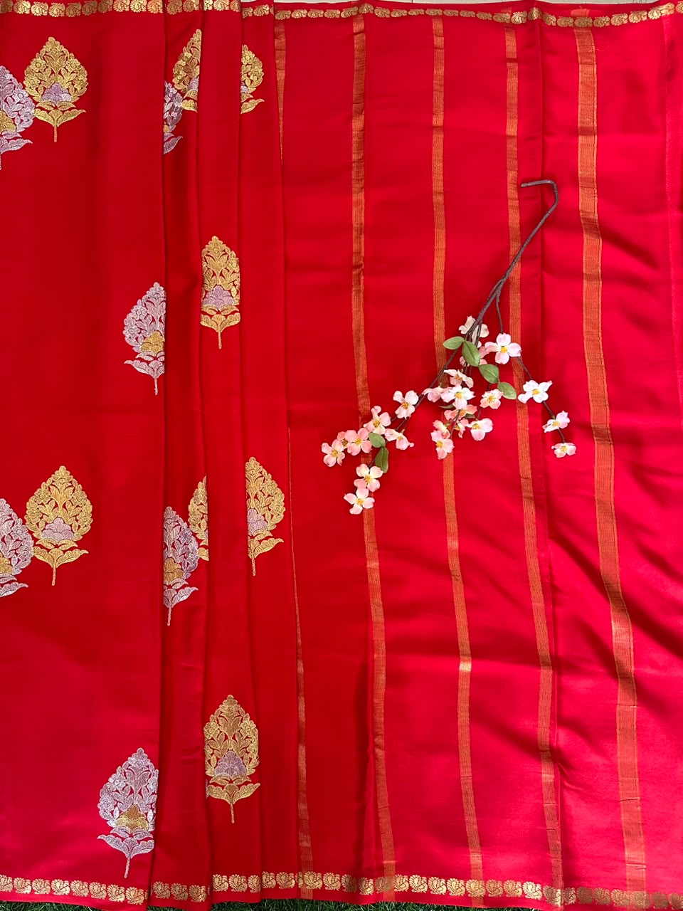 Pure Mysore Silk Crepe Saree image 3