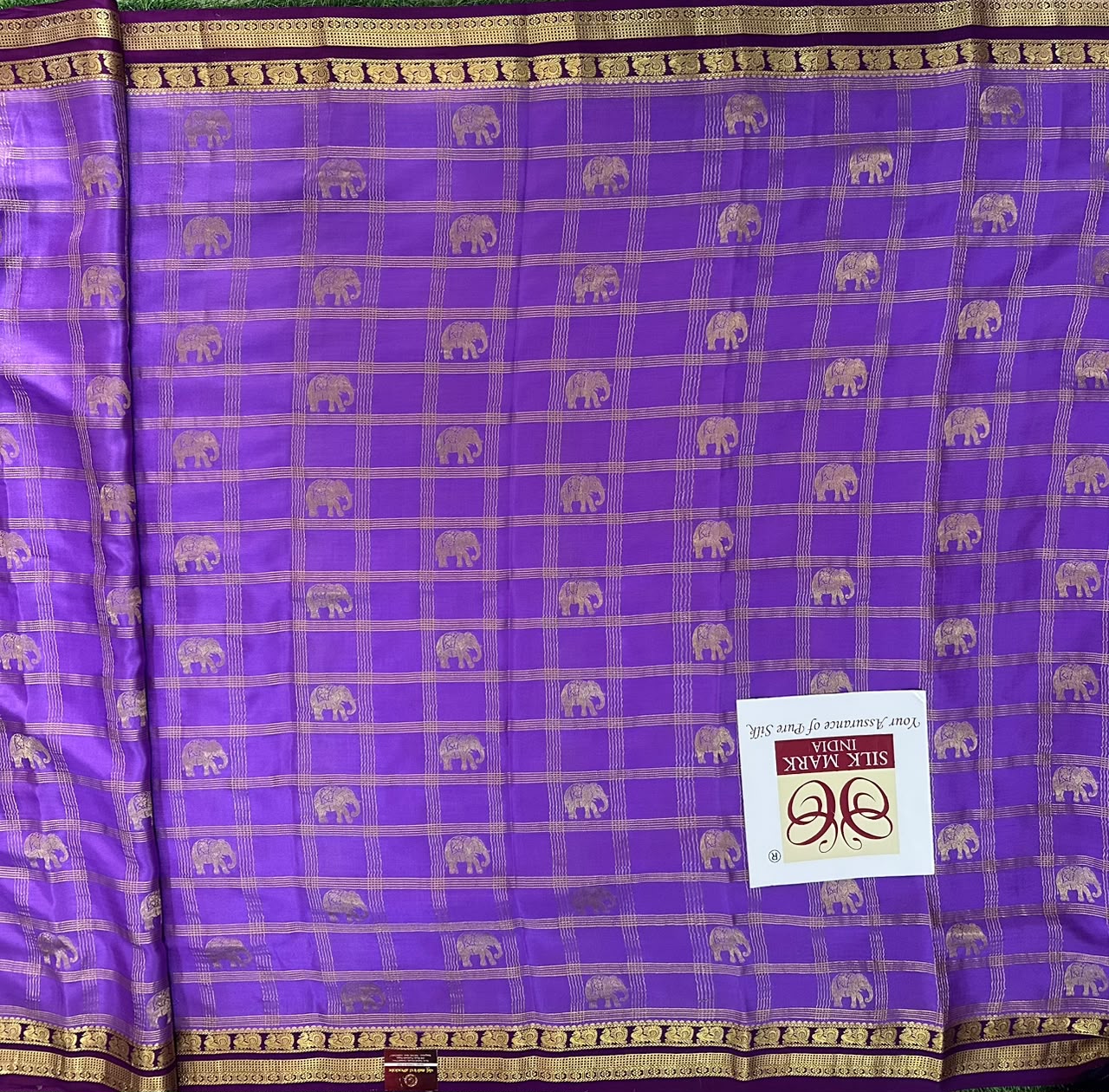 Pure Mysore Silk Crepe Saree image 4