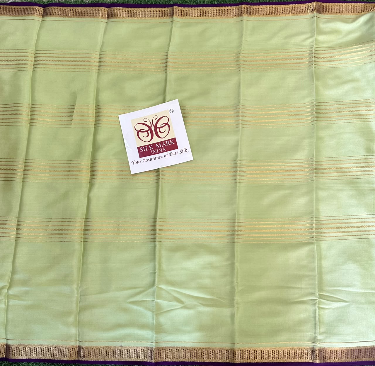 Pure Mysore Silk Crepe Saree image 3