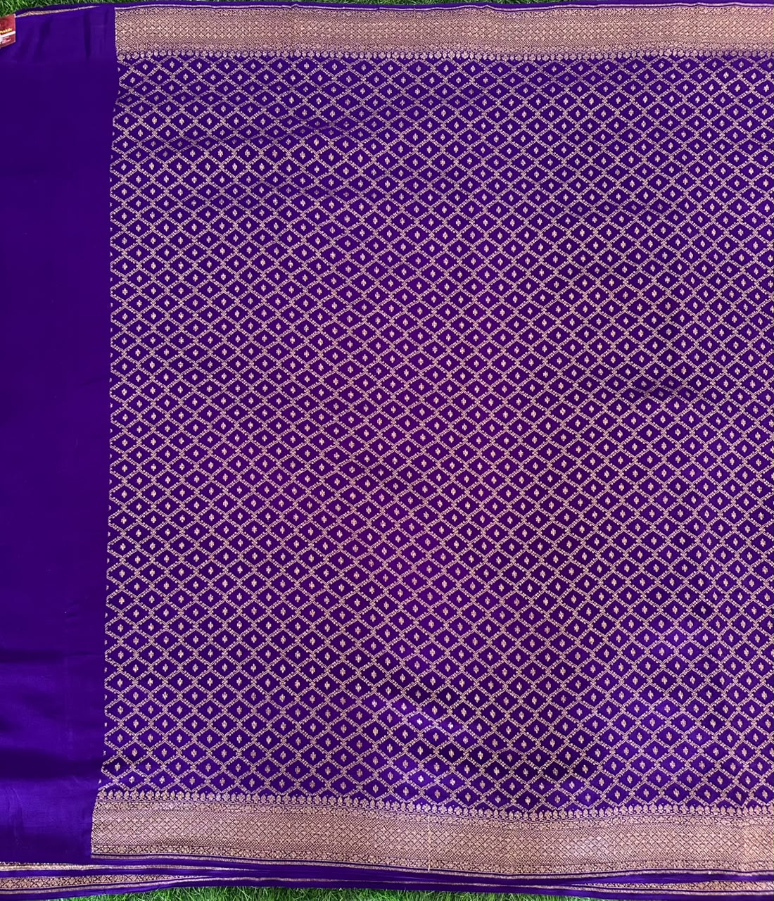Pure Benaras Crepe Saree image 4