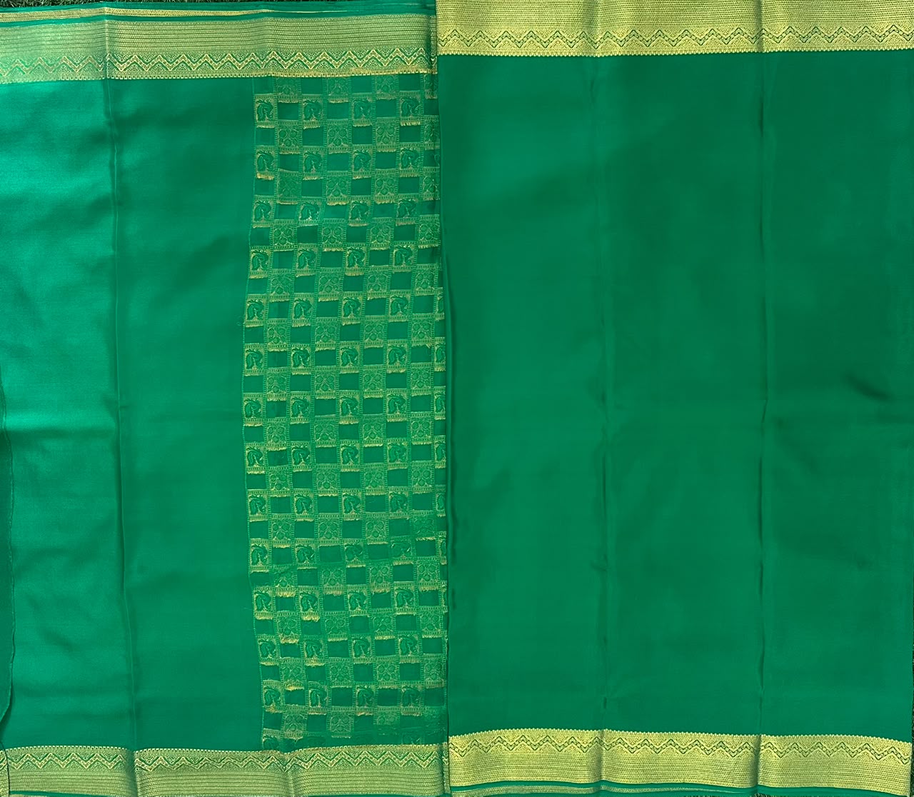 Pure Mysore Silk Crepe Saree image 4