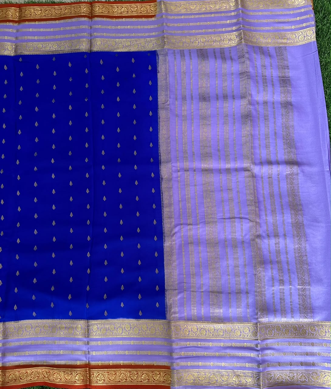 Pure Mysore Silk Crepe Saree image 2