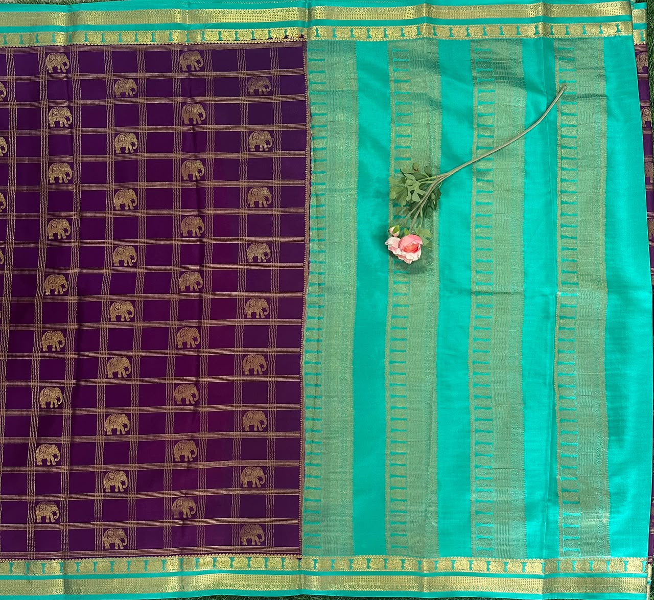 Pure Mysore Silk Crepe Saree image 3