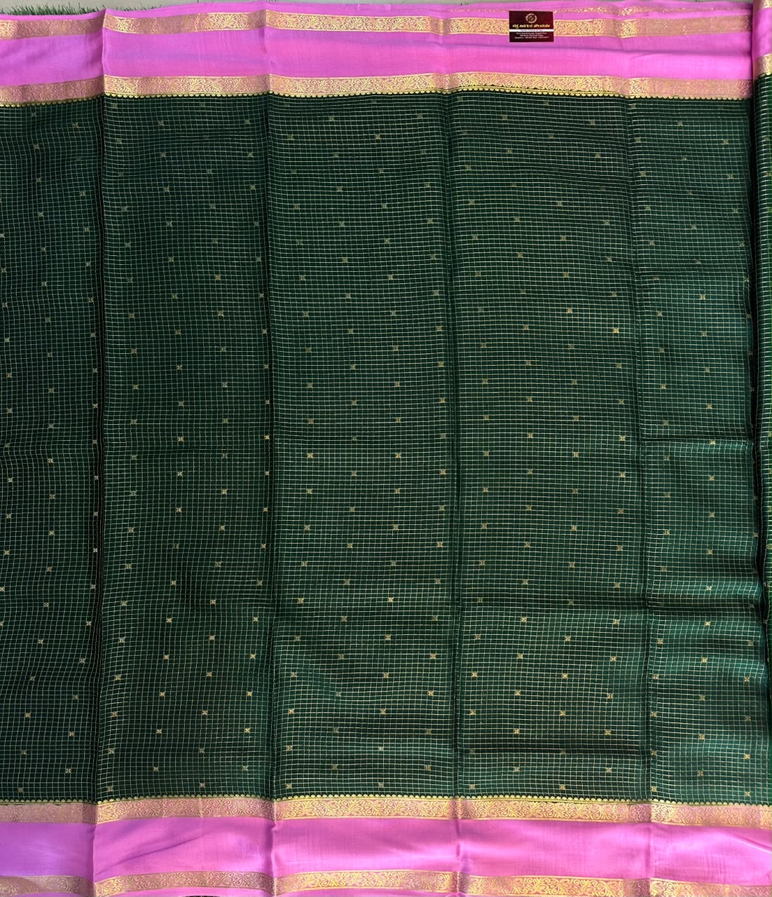 Pure Mysore Silk Crepe Saree image 4