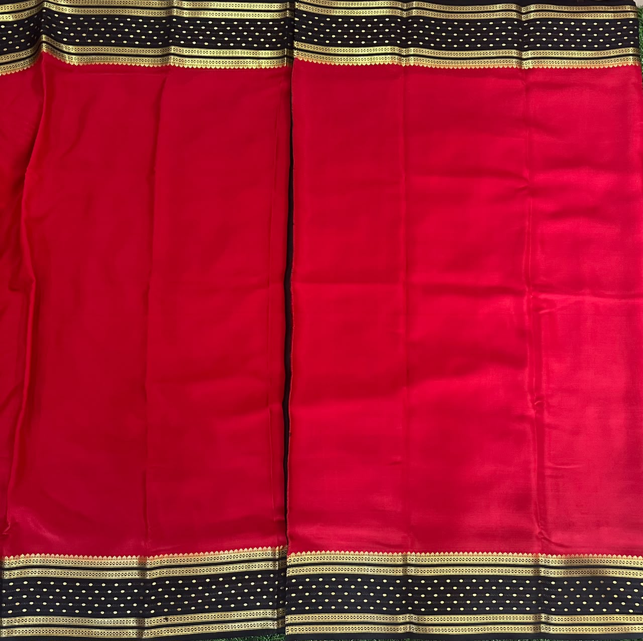 Pure Mysore Silk Crepe Saree image 4