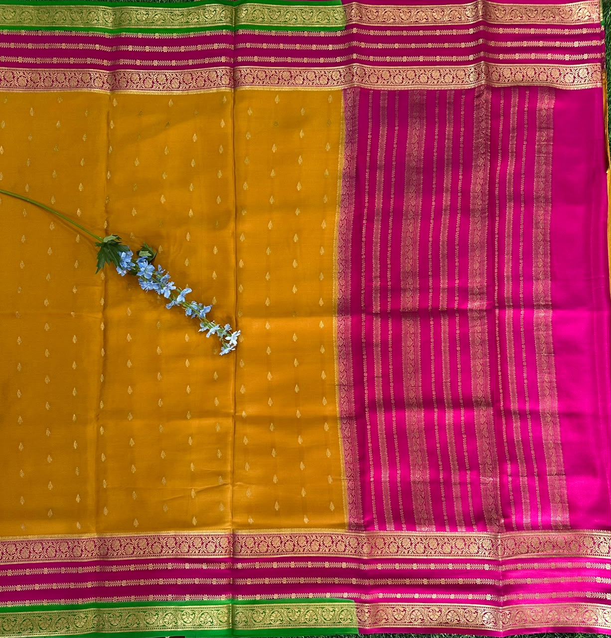 Pure Mysore Silk Crepe Saree image 2