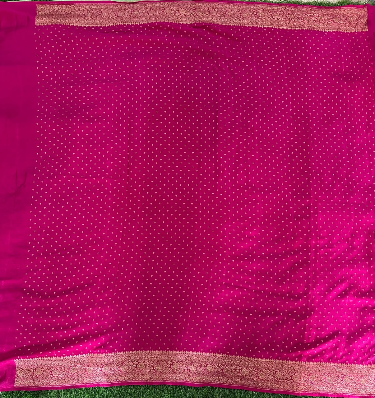 Pure Benaras Crepe Saree image 4