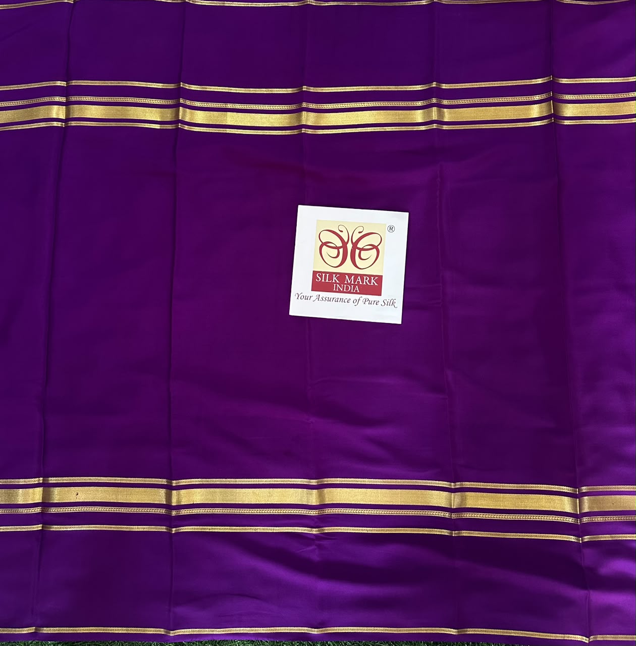 Pure Mysore Silk Crepe Saree image 4