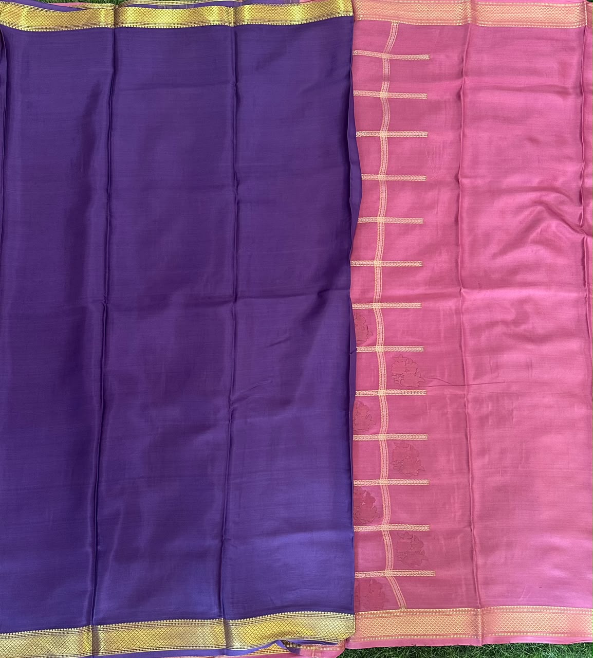 Pure Mysore Silk Crepe Saree image 4