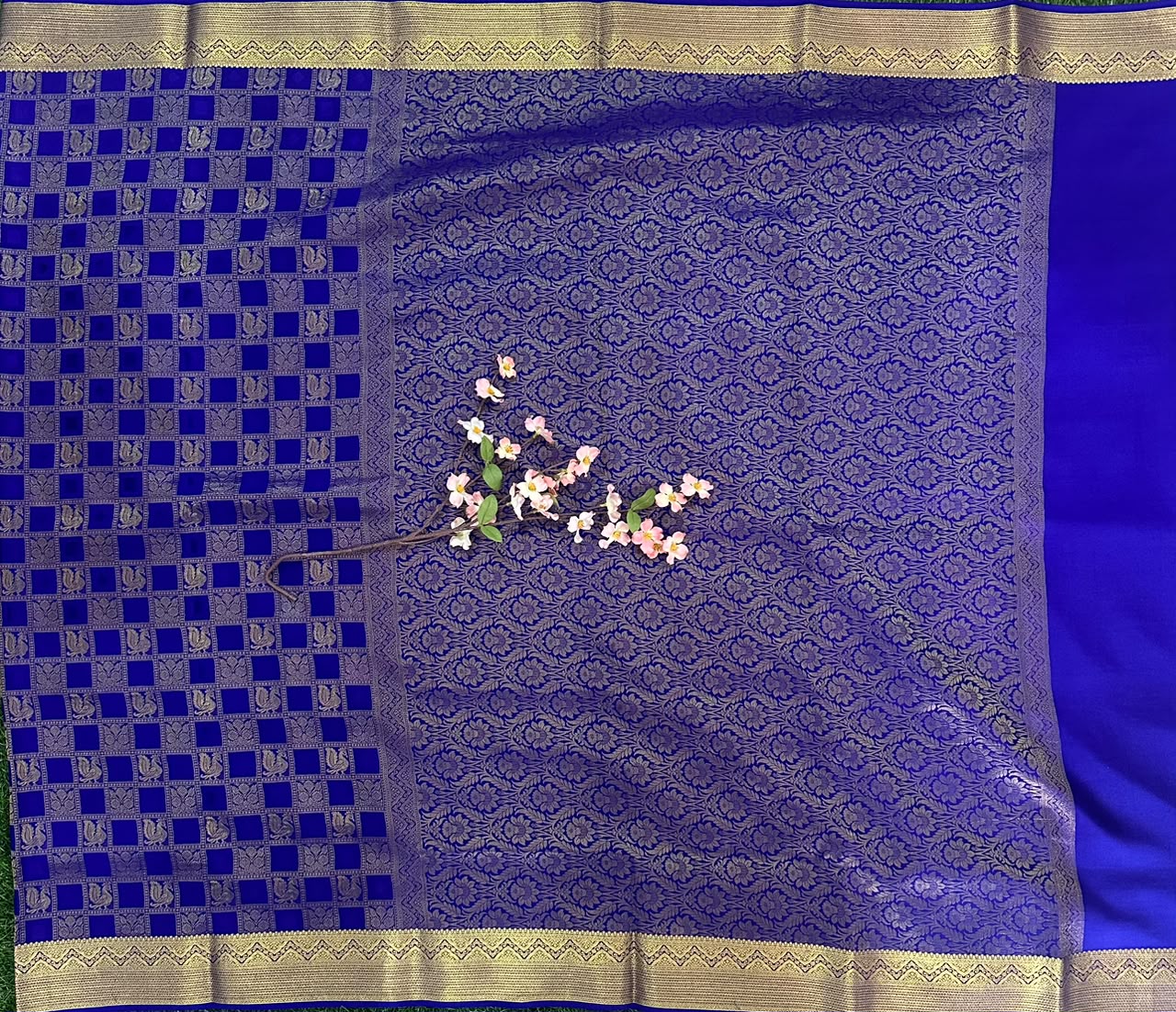 Pure Mysore Silk Crepe Saree image 2