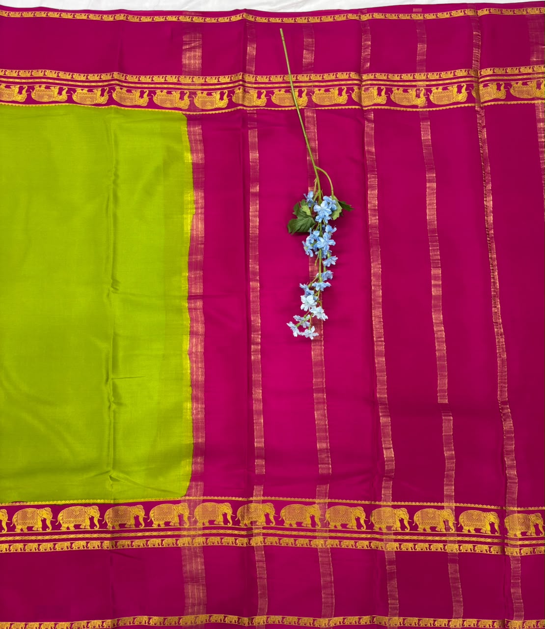 Pure Mysore Silk Crepe Saree image 4