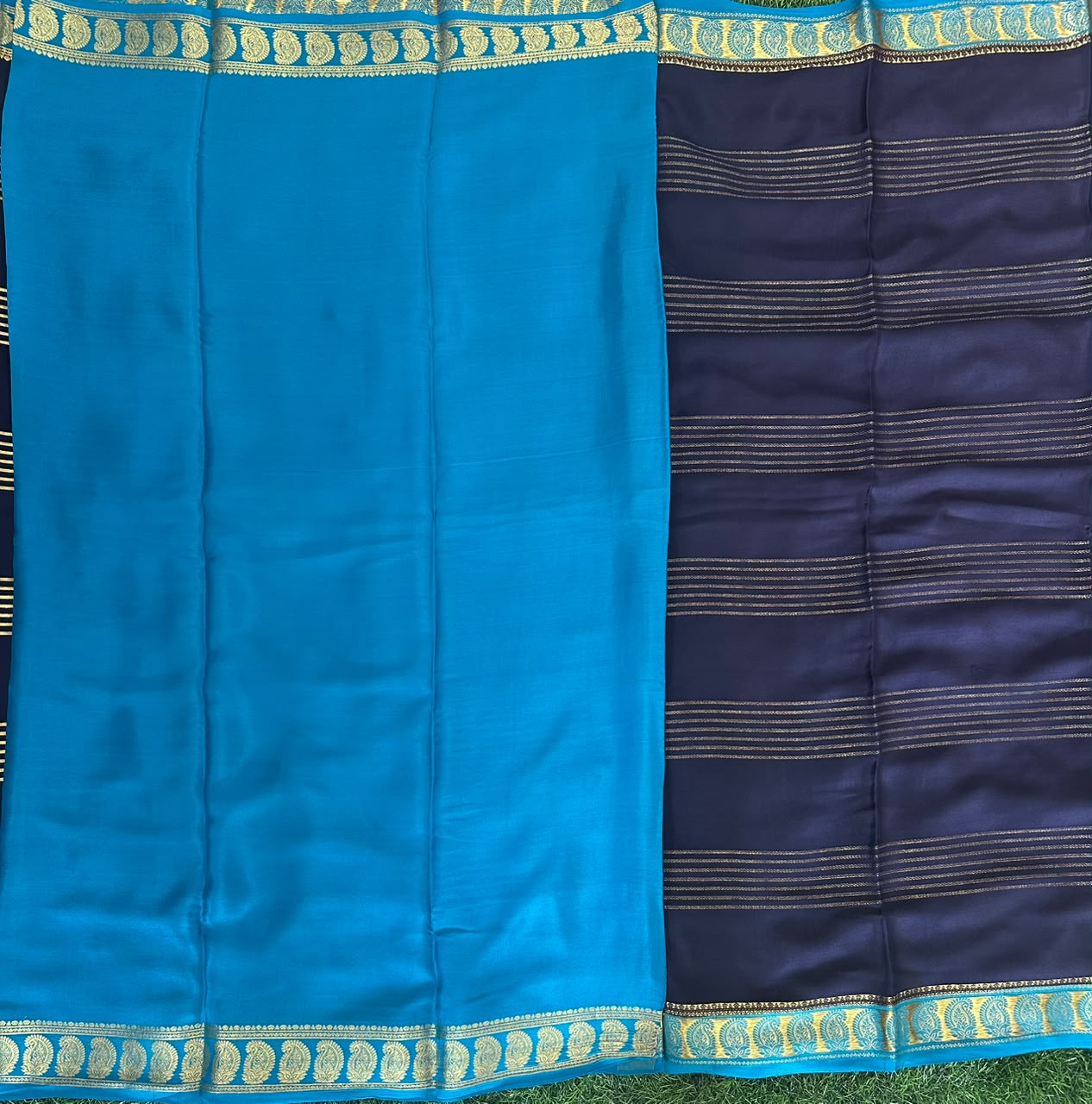 Pure Mysore Silk Crepe Saree image 4