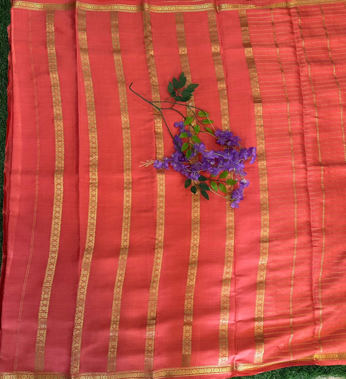 Pure Mysore Silk Crepe Saree image 2
