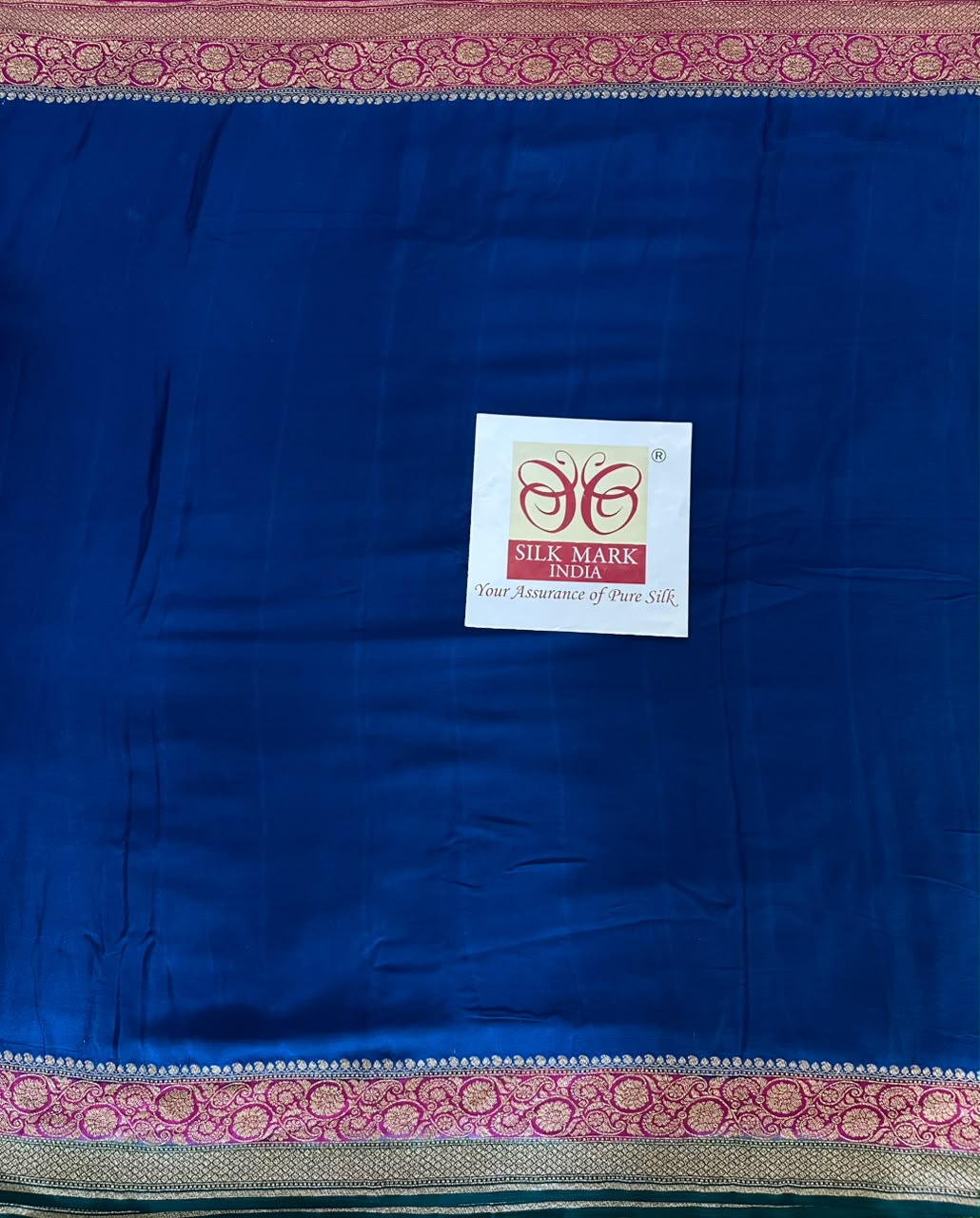 Pure Benaras Crepe Saree image 3