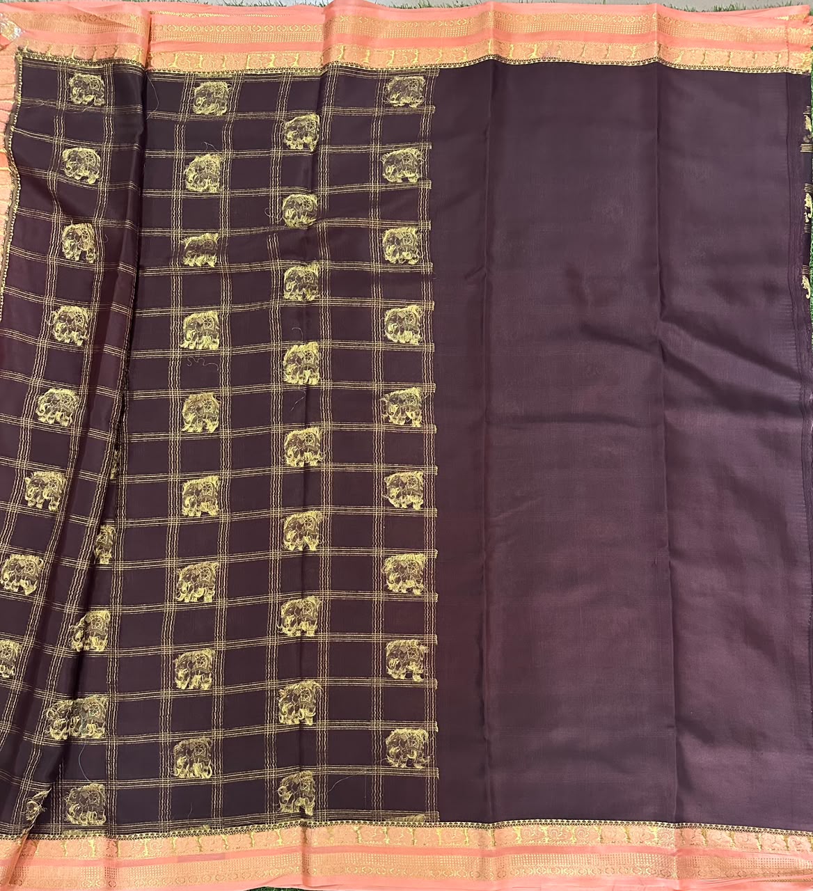 Pure Mysore Silk Crepe Saree image 3