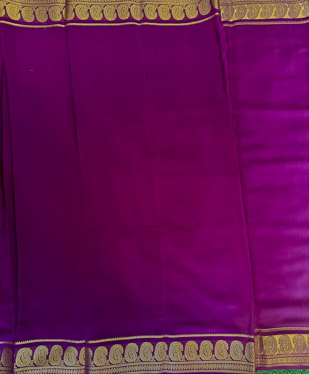 Pure Mysore Silk Crepe Saree image 4