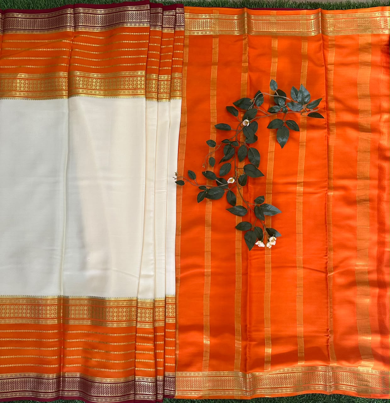 Pure Mysore Silk Crepe Saree image 2