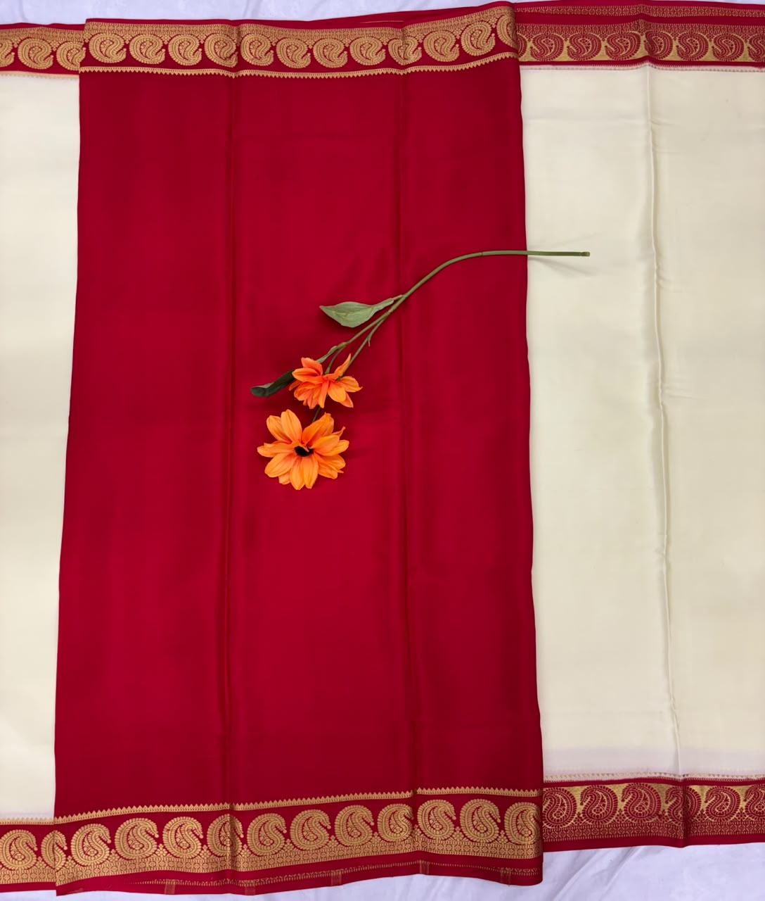 Pure Mysore Silk Crepe Saree image 4