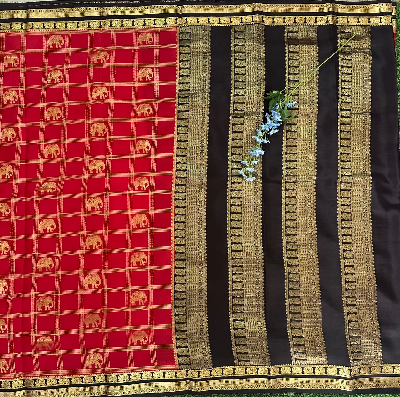 Pure Mysore Silk Crepe Saree image 2
