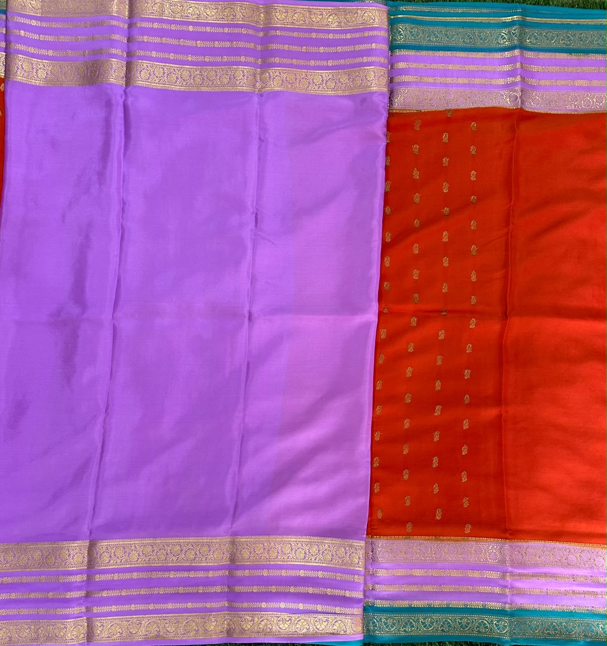 Pure Mysore Silk Crepe Saree image 3