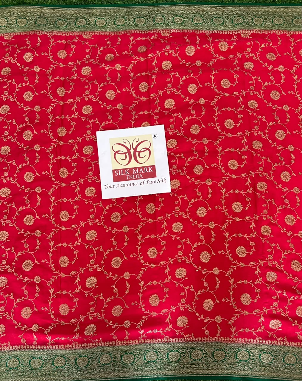 Pure Benaras Crepe Saree image 2